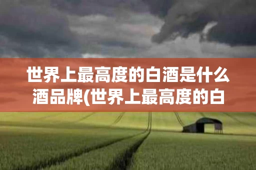 世界上最高度的白酒是什么酒品牌(世界上最高度的白酒多少度)