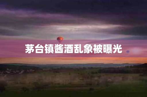 茅台镇酱酒乱象被曝光