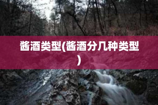 酱酒类型(酱酒分几种类型)