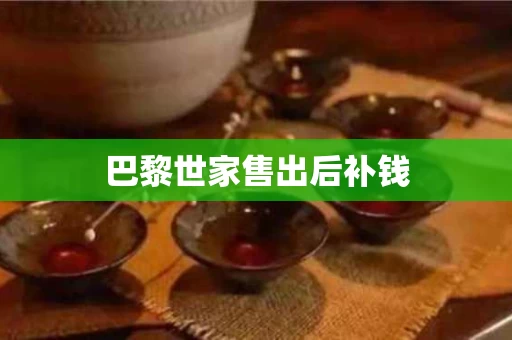 巴黎世家售出后补钱