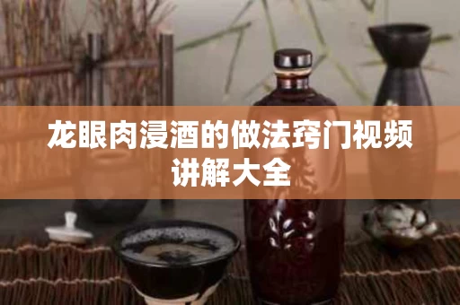 龙眼肉浸酒的做法窍门视频讲解大全