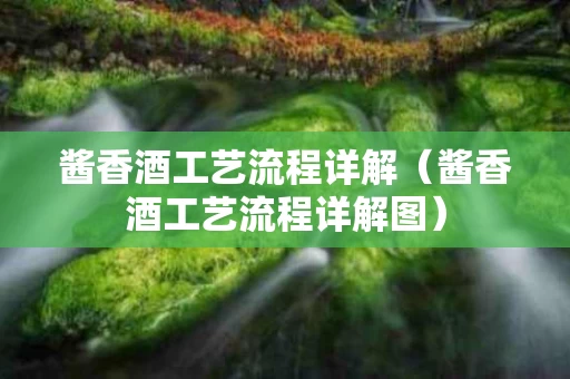 酱香酒工艺流程详解（酱香酒工艺流程详解图）