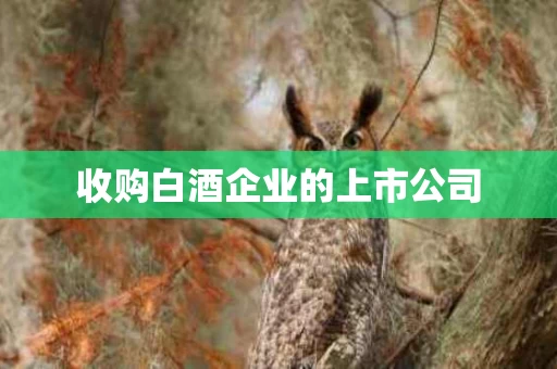 收购白酒企业的上市公司