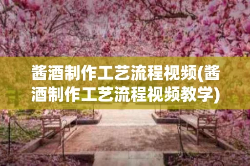 酱酒制作工艺流程视频(酱酒制作工艺流程视频教学)