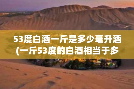 53度白酒一斤是多少毫升酒(一斤53度的白酒相当于多少瓶啤酒)