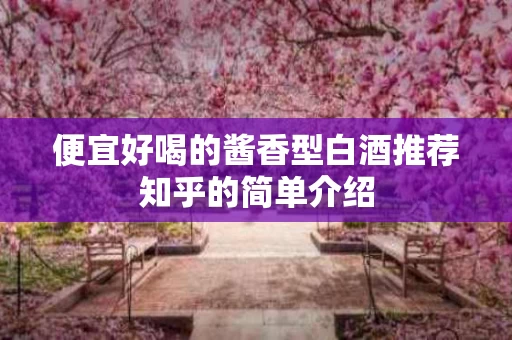 便宜好喝的酱香型白酒推荐知乎的简单介绍