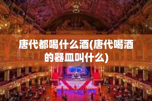 唐代都喝什么酒(唐代喝酒的器皿叫什么)