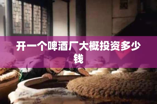 开一个啤酒厂大概投资多少钱
