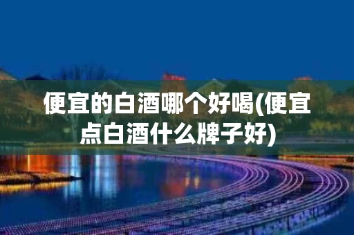 便宜的白酒哪个好喝(便宜点白酒什么牌子好)