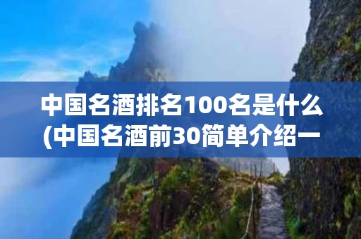 中国名酒排名100名是什么(中国名酒前30简单介绍一下排名前30的中国名酒)