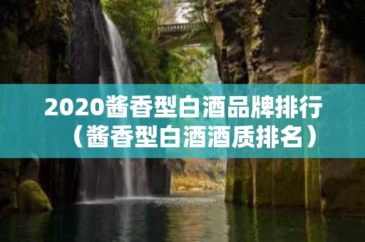2020酱香型白酒品牌排行（酱香型白酒酒质排名）