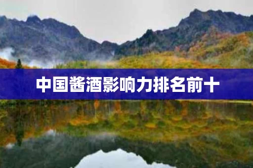 中国酱酒影响力排名前十