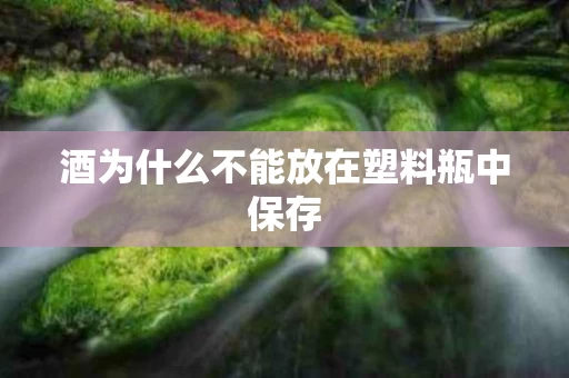 酒为什么不能放在塑料瓶中保存