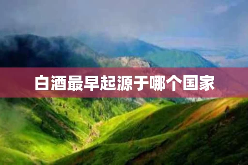 白酒最早起源于哪个国家