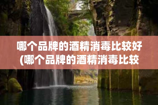 哪个品牌的酒精消毒比较好(哪个品牌的酒精消毒比较好知乎)