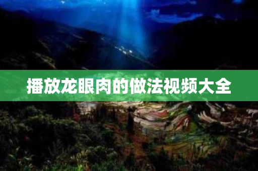 播放龙眼肉的做法视频大全