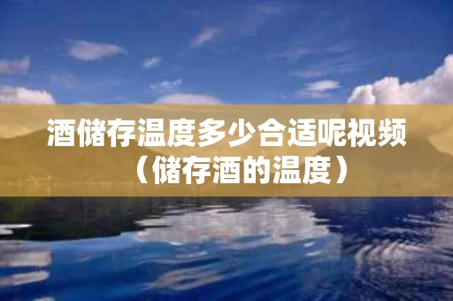 酒储存温度多少合适呢视频（储存酒的温度）