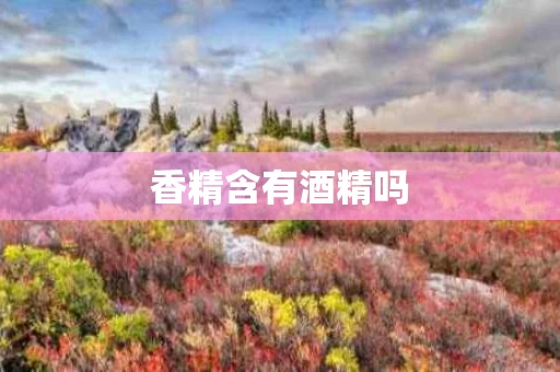 香精含有酒精吗