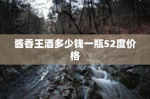 酱香王酒多少钱一瓶52度价格