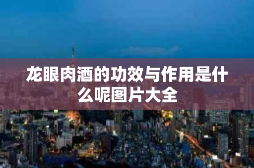 龙眼肉酒的功效与作用是什么呢图片大全
