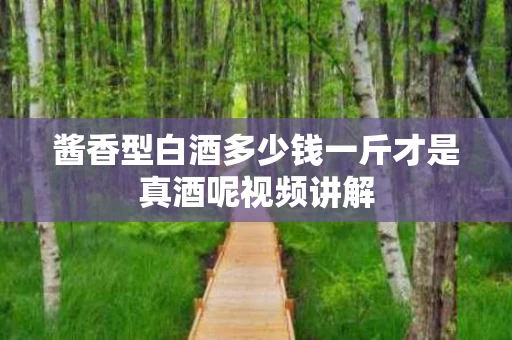 酱香型白酒多少钱一斤才是真酒呢视频讲解