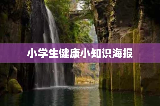 小学生健康小知识海报