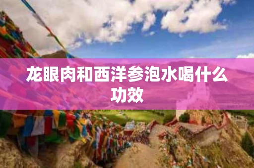 龙眼肉和西洋参泡水喝什么功效