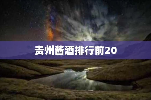 贵州酱酒排行前20