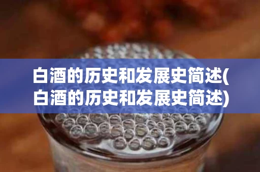 白酒的历史和发展史简述(白酒的历史和发展史简述)