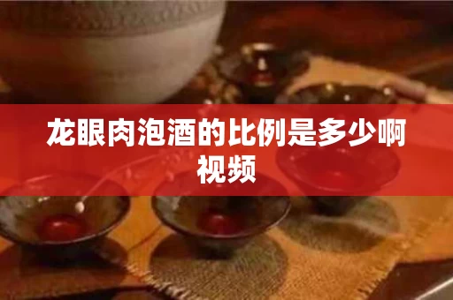 龙眼肉泡酒的比例是多少啊视频