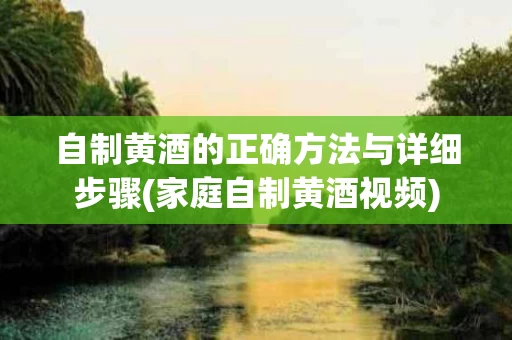 自制黄酒的正确方法与详细步骤(家庭自制黄酒视频)