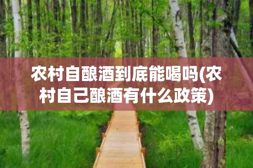 农村自酿酒到底能喝吗(农村自己酿酒有什么政策)