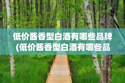 低价酱香型白酒有哪些品牌(低价酱香型白酒有哪些品牌的)
