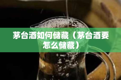 茅台酒如何储藏（茅台酒要怎么储藏）
