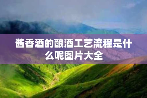 酱香酒的酿酒工艺流程是什么呢图片大全