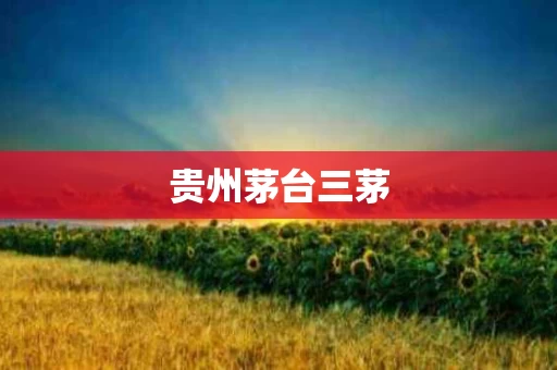 贵州茅台三茅