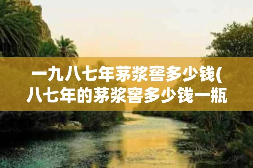 一九八七年茅浆窖多少钱(八七年的茅浆窖多少钱一瓶)