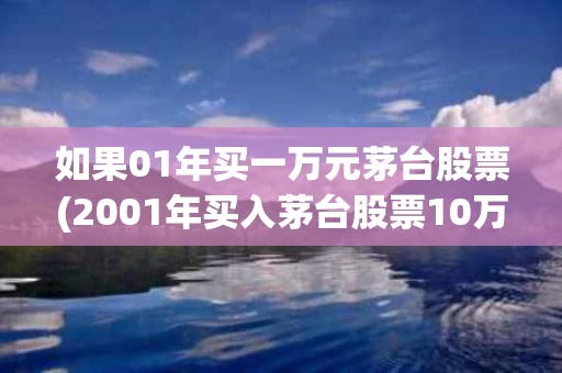 如果01年买一万元茅台股票(2001年买入茅台股票10万元)