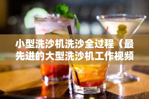小型洗沙机洗沙全过程（最先进的大型洗沙机工作视频）