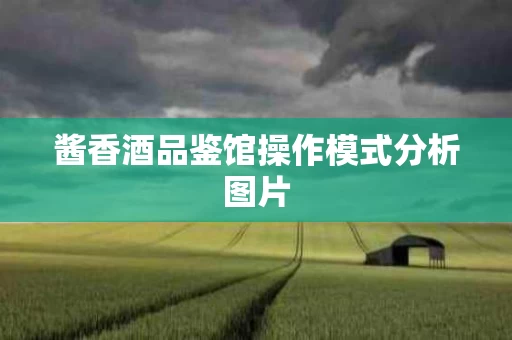 酱香酒品鉴馆操作模式分析图片
