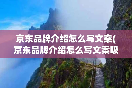 京东品牌介绍怎么写文案(京东品牌介绍怎么写文案吸引人)