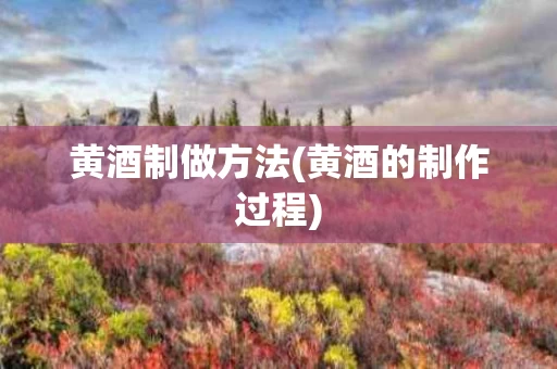 黄酒制做方法(黄酒的制作过程)