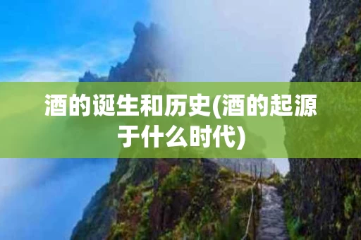酒的诞生和历史(酒的起源于什么时代)