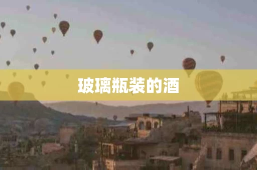 玻璃瓶装的酒