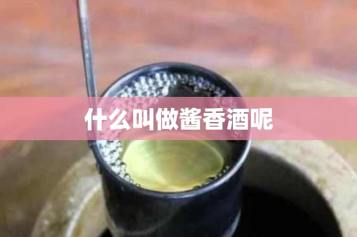 什么叫做酱香酒呢
