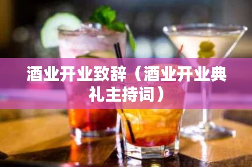 酒业开业致辞（酒业开业典礼主持词）