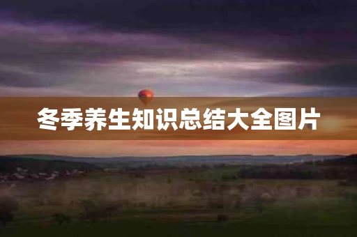 冬季养生知识总结大全图片