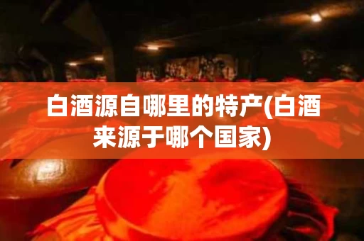 白酒源自哪里的特产(白酒来源于哪个国家)
