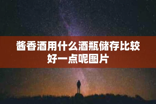 酱香酒用什么酒瓶储存比较好一点呢图片