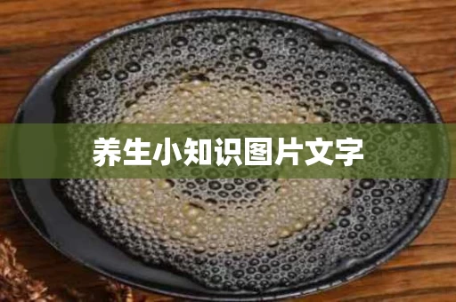 养生小知识图片文字